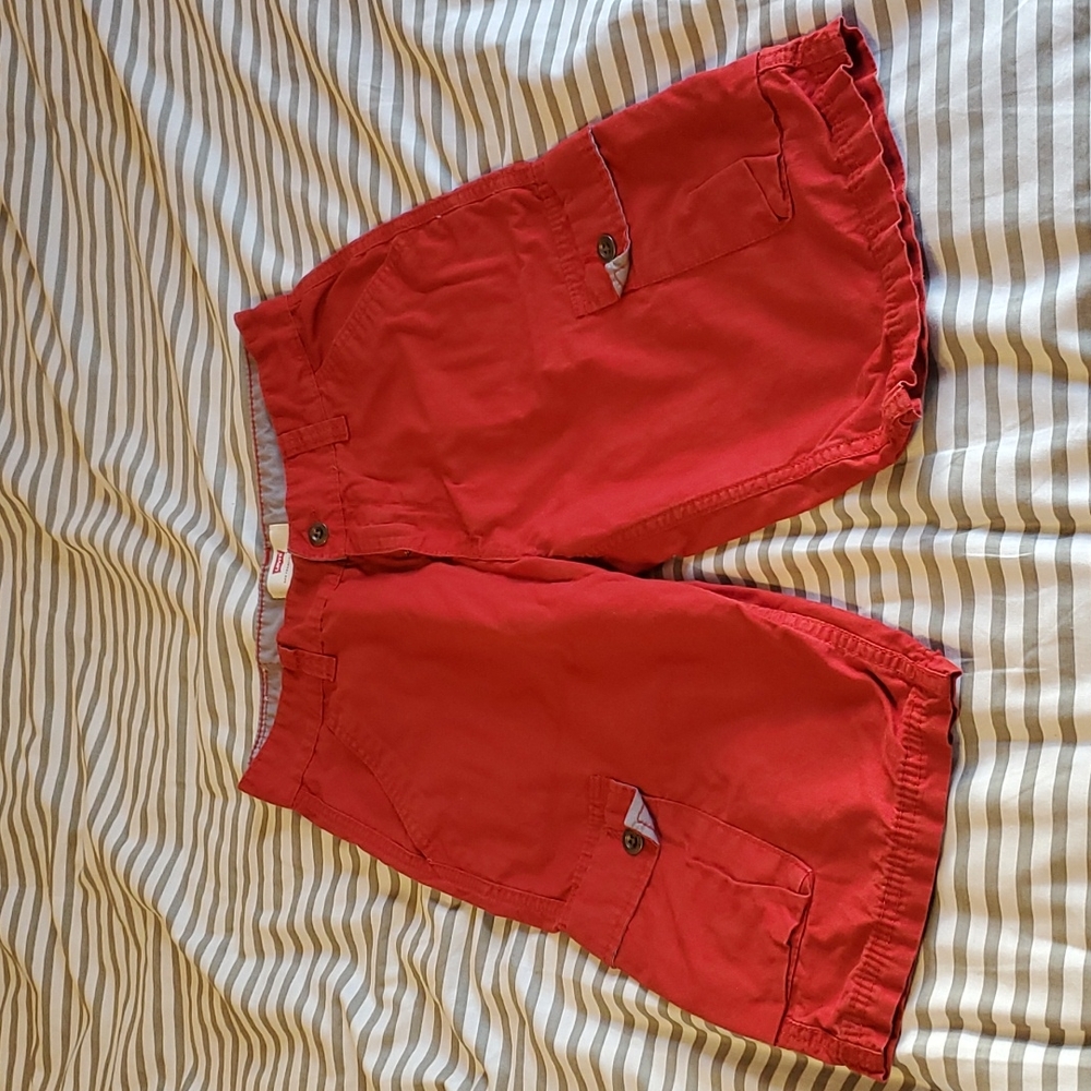 Levis Boys Red Shorts, Size 14 Reg